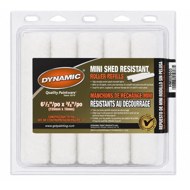 6.5" 10-pack micro roller covers